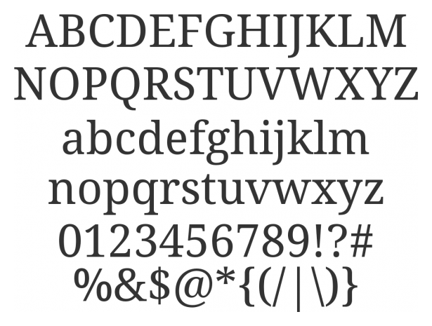 Best serif fonts